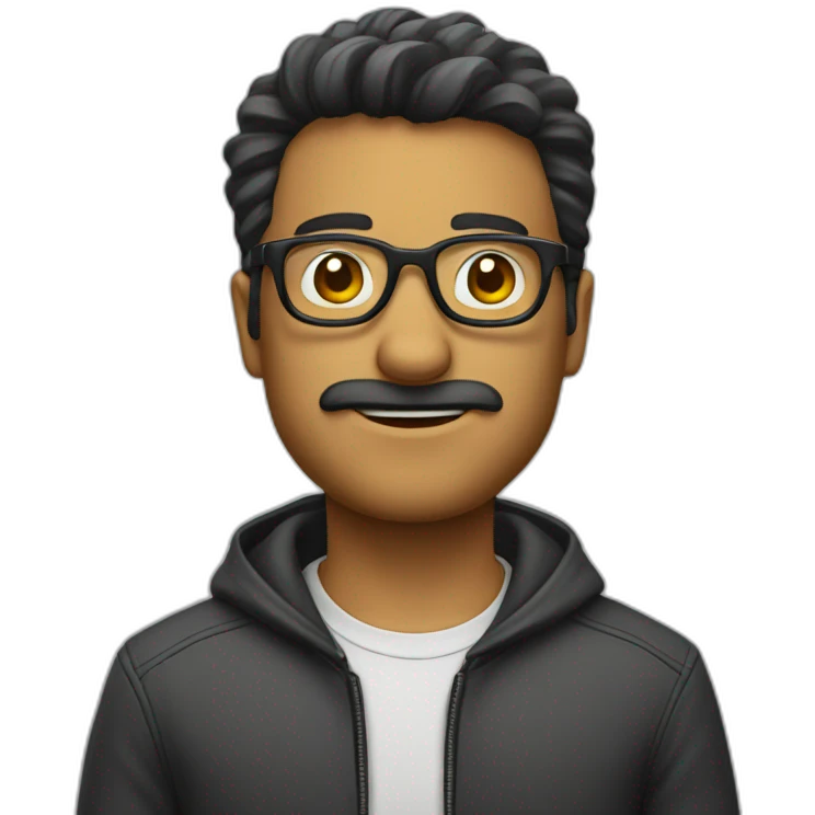 Calvo-con- gafas emoji