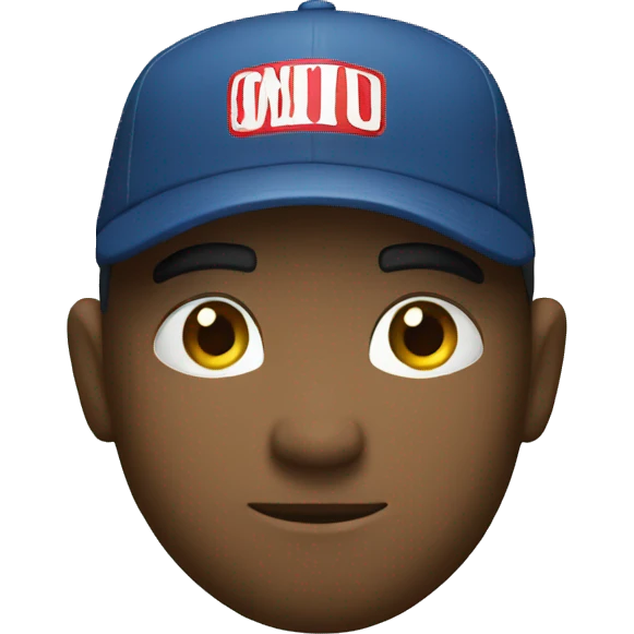 thinking with cap emoji