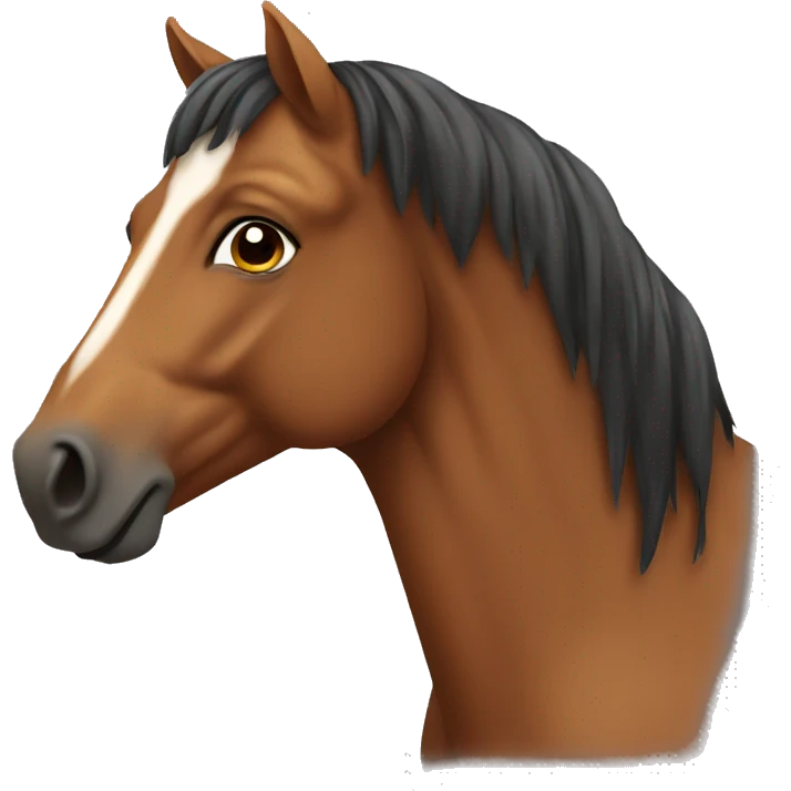 Brown horse emoji