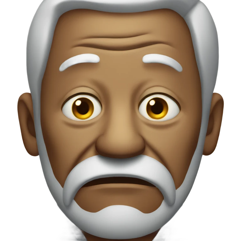 Dissapointed old man emoji