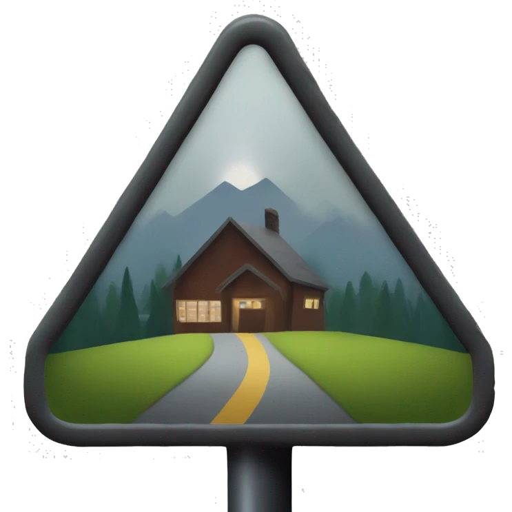 Twilight Inspired Emoji : Forks, Washington Signpost – A “Forks” town sign, maybe with some rainy or misty details, would represent the small-town setting of the story. emoji