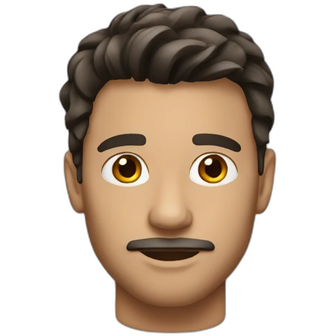 men brunette emoji