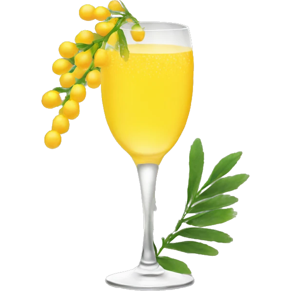 mimosa emoji