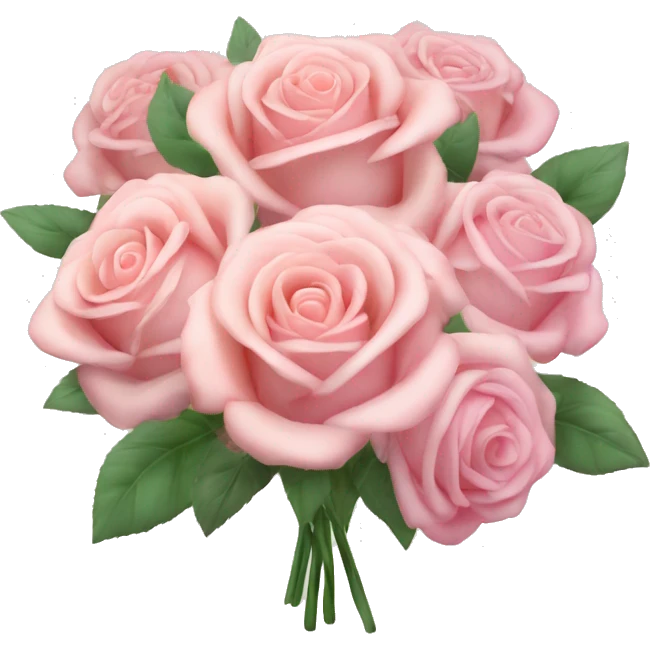 Pastell roses Bouquet  emoji