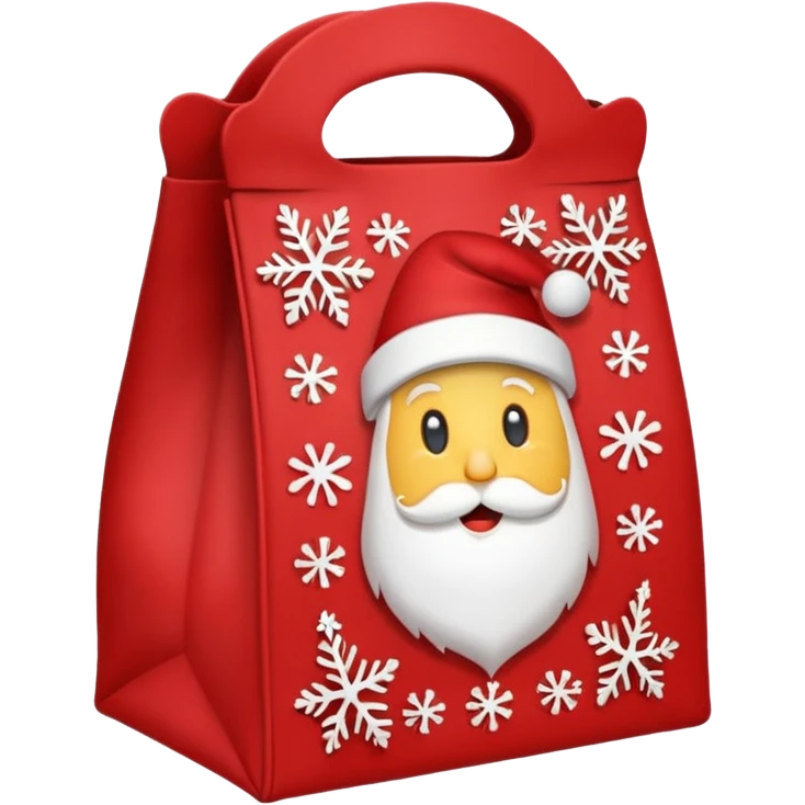 christmas lpaper unch bag emoji