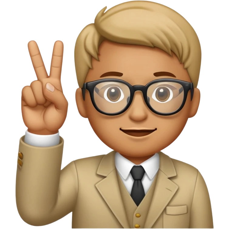Money wearing glasses with middle finger up emoji