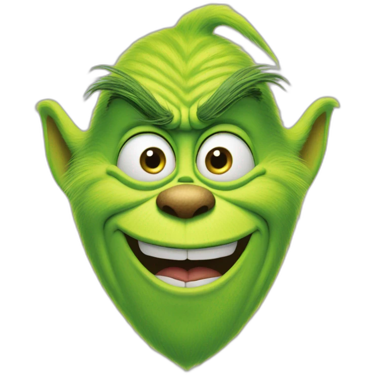 Grinch smail emoji