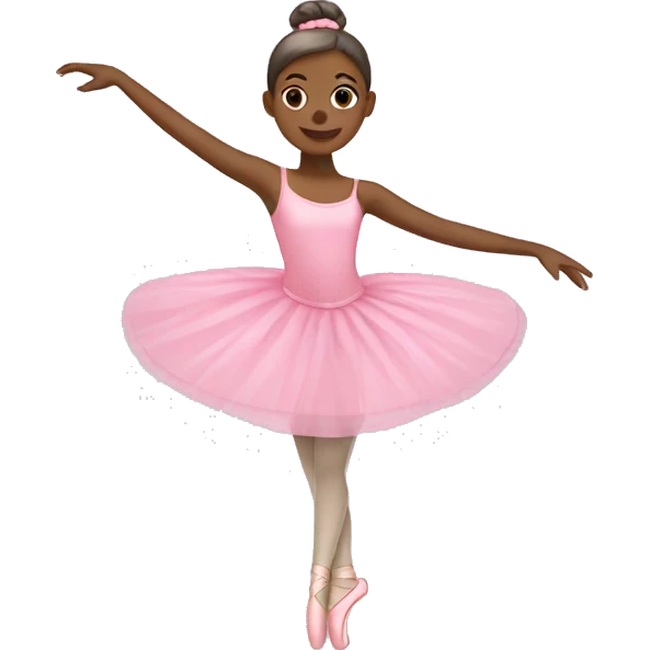 Pink ballet emoji