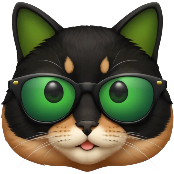 Cat wearing sunglasses emoji