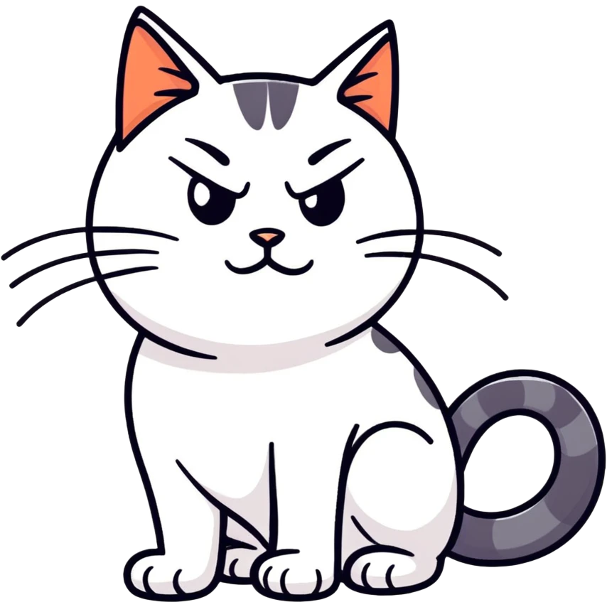 mad cat  emoji