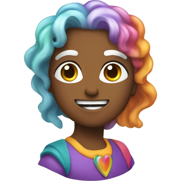 Corazón de arcoíris  emoji