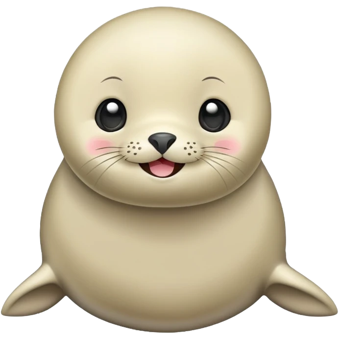 cute seal kawaii emoji