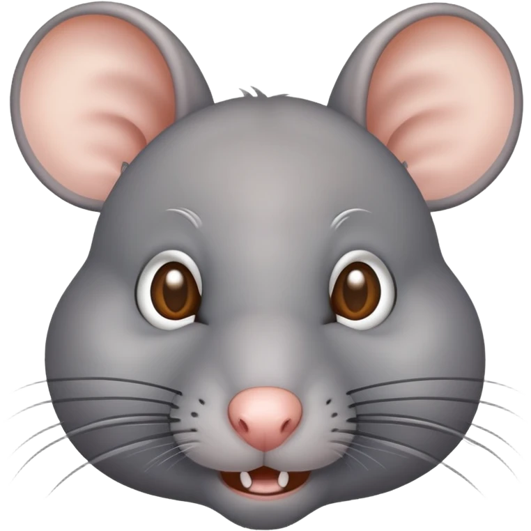Gray rat emoji