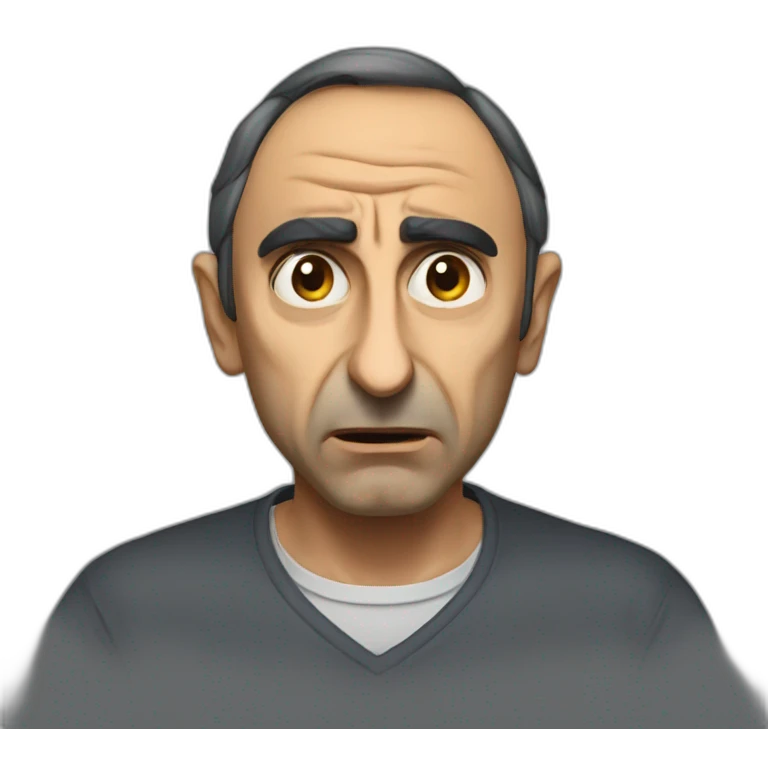 Eric zemmour face angry emoji