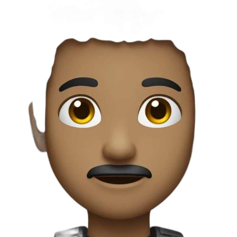 Moto noire emoji
