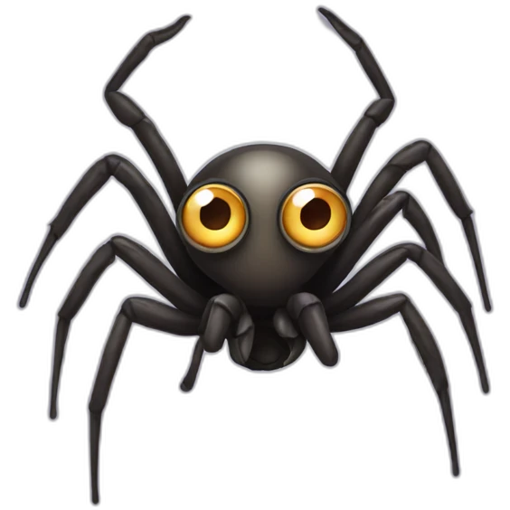 large eyed spider emoji