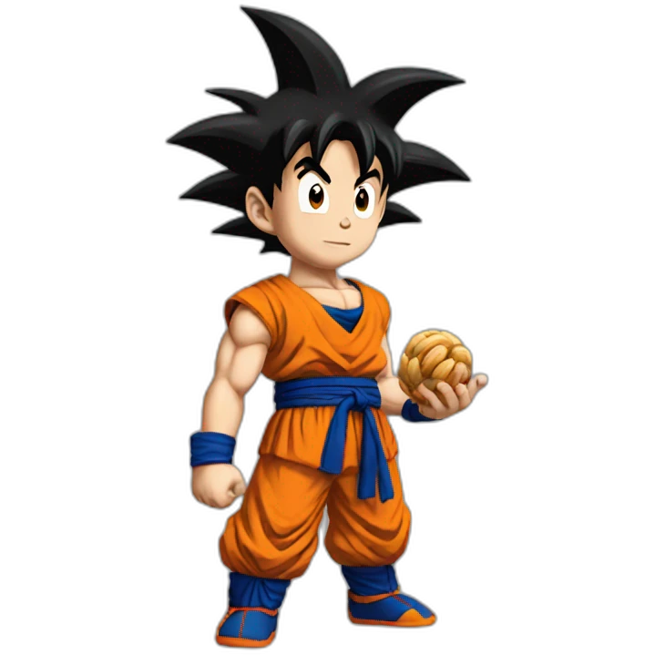goku holding nuts emoji