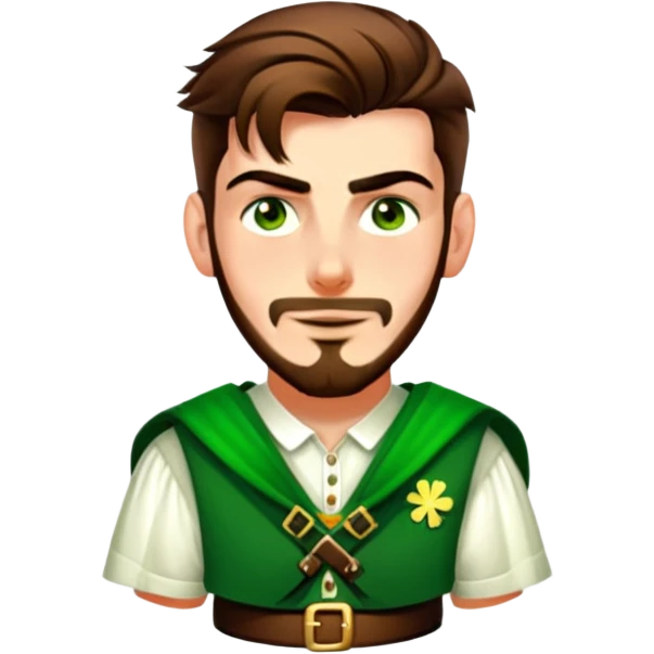 Wearing a Green Kilt emoji