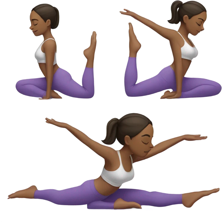 Yoga girl emoji