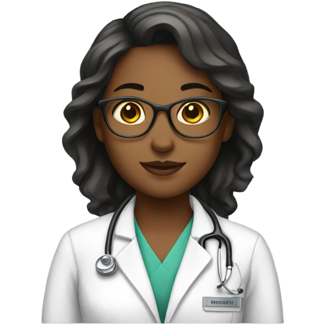 girl medical student emoji