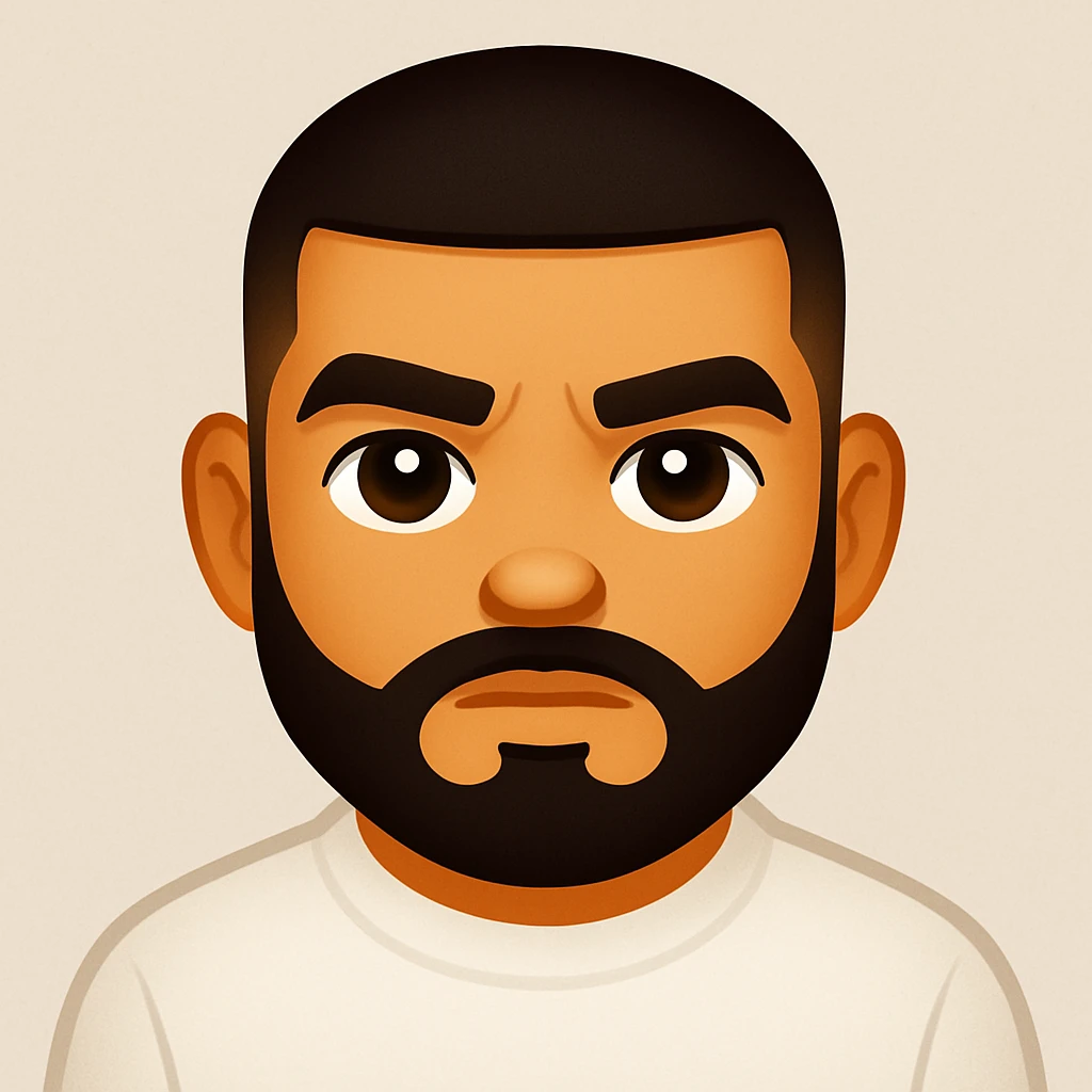 Convert this photo into a stylized but recognizable emoji using the general model, keeping the likeness and facial features of the original person. emoji