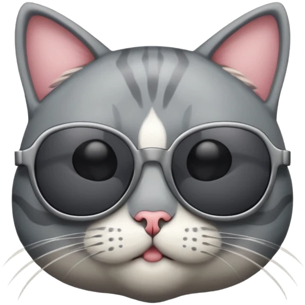 Cat wearing sunglasses emoji