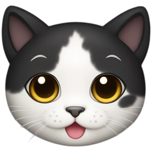 black mochi mochi cat emoji