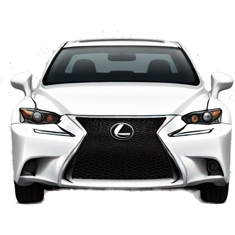 Lexus is200 white emoji