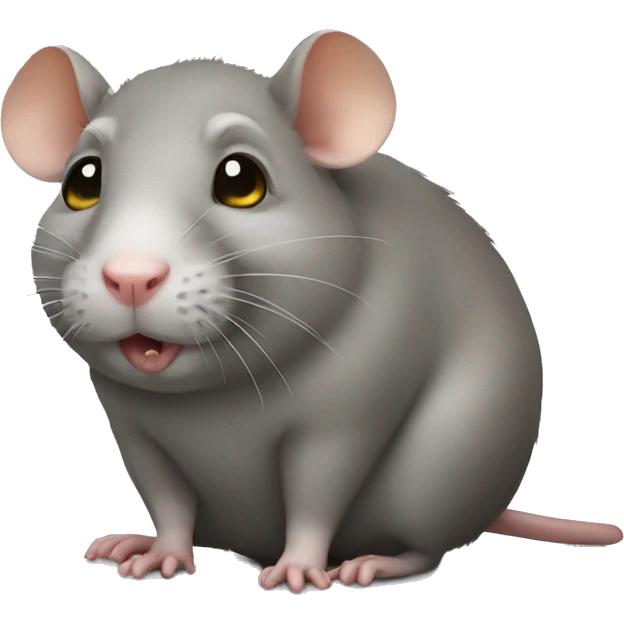 Fat rat that smells  emoji