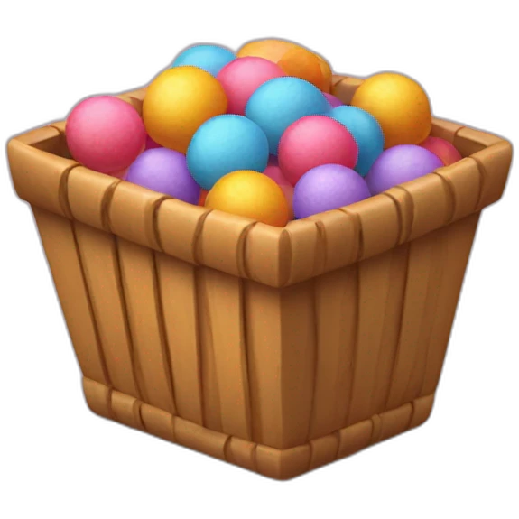 Panier de bonbons emoji