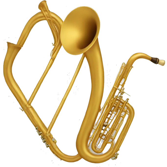Emoji de un mono tocando el trombon emoji