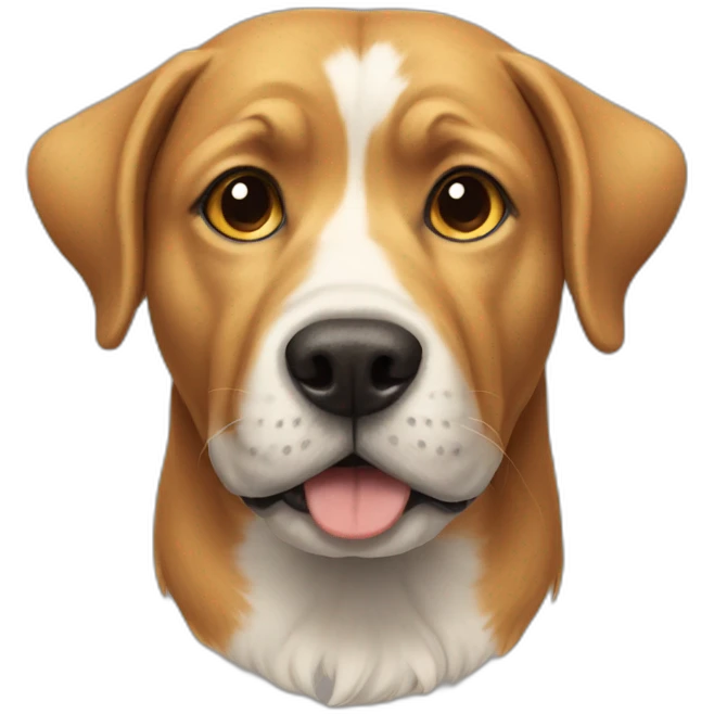 Dog with six feet emoji