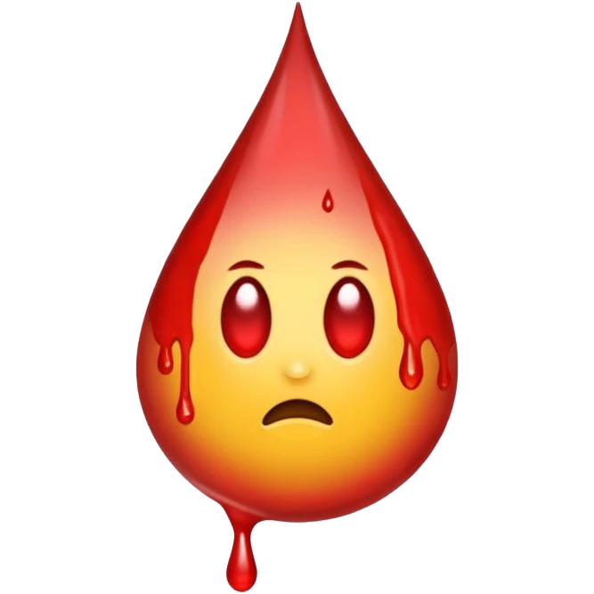 urina com sangue emoji