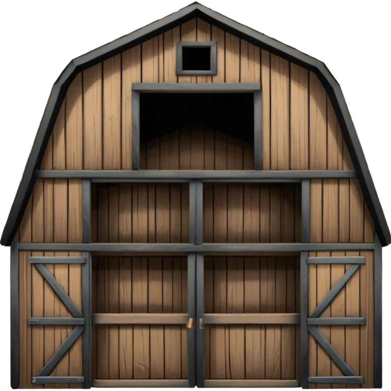 Empty barn emoji
