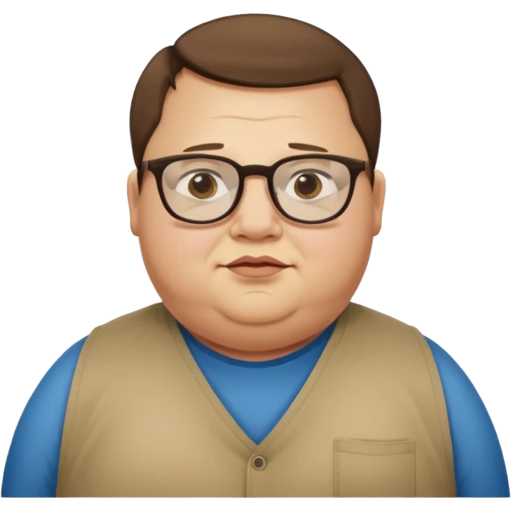 obease guy and a guy with down syndrome and cleph lip standing there emoji