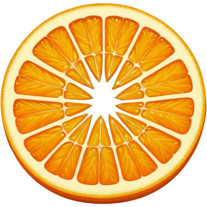 Bergamot sliced emoji