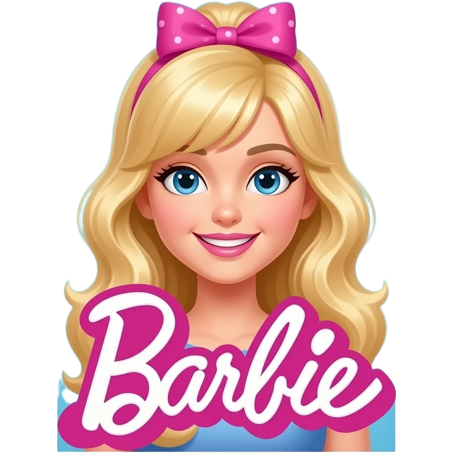 blue purple wall poster beauty salon  featuring the “Top Prettiest Girl” inspired by barbie colour pallete emoji