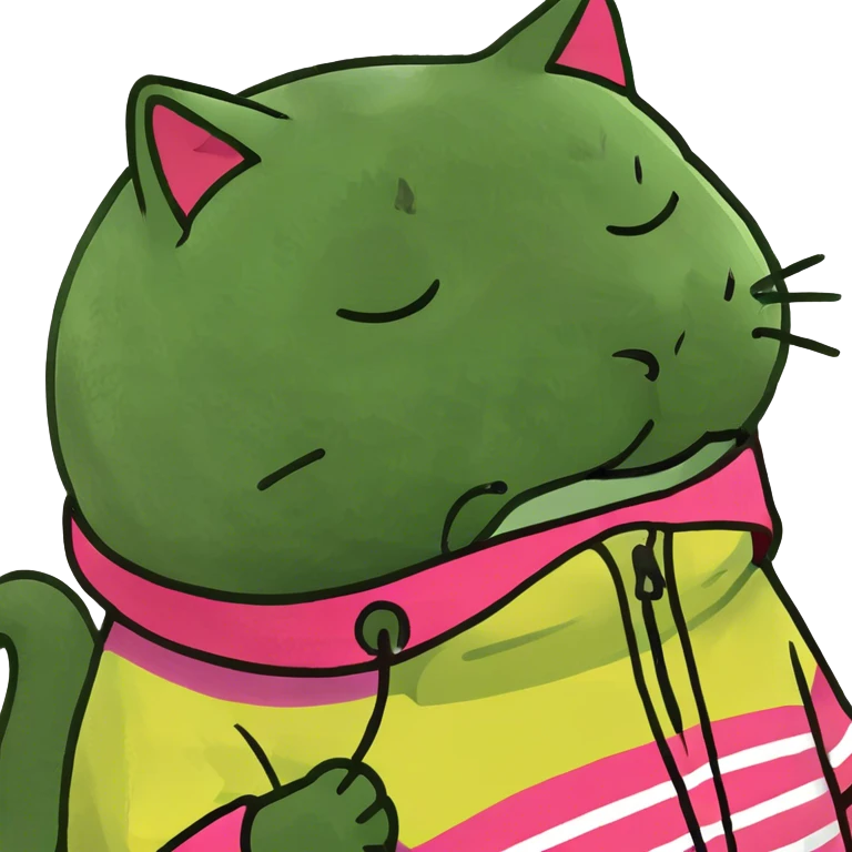 CAT in Pyjama  emoji
