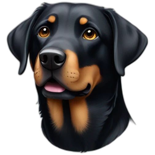 labrador crossed with beauceron emoji