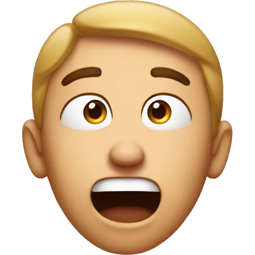 Surprised person emoji