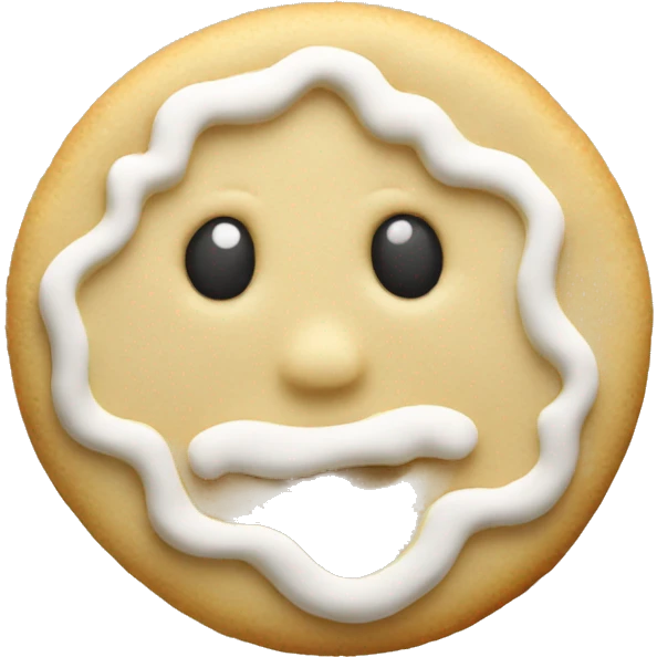 Sugar cookie emoji