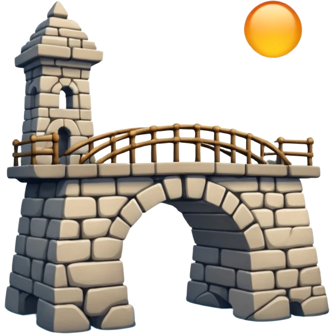 a Bridge Between Land emoji