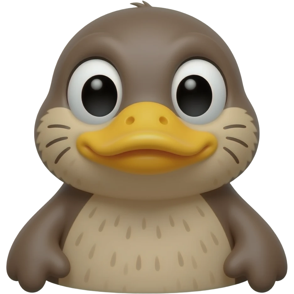 duck billed platypus puppet emoji