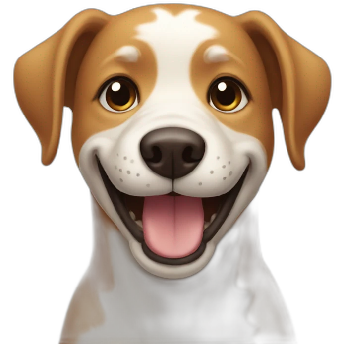 dog smiling emoji