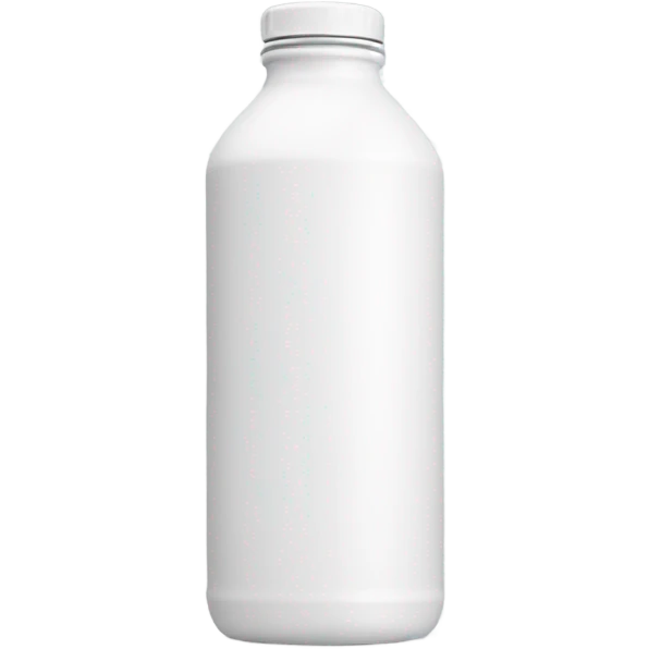 White 1 L water bottle  emoji