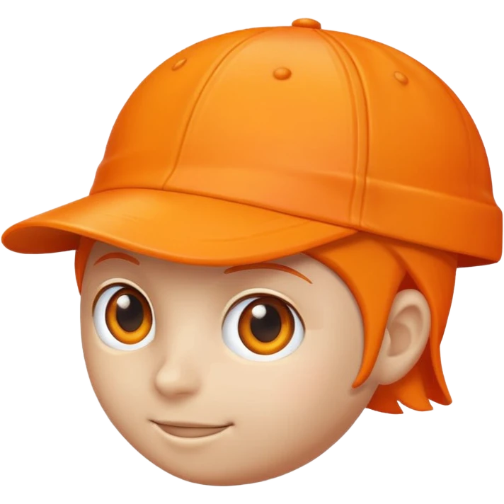 Orange cap emoji