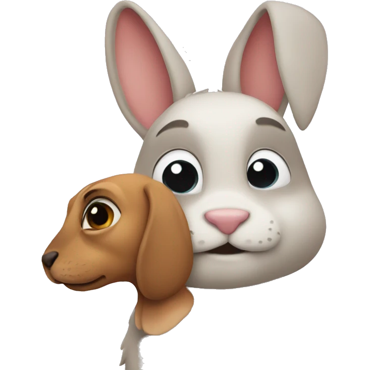 Carey with a rabbit  emoji