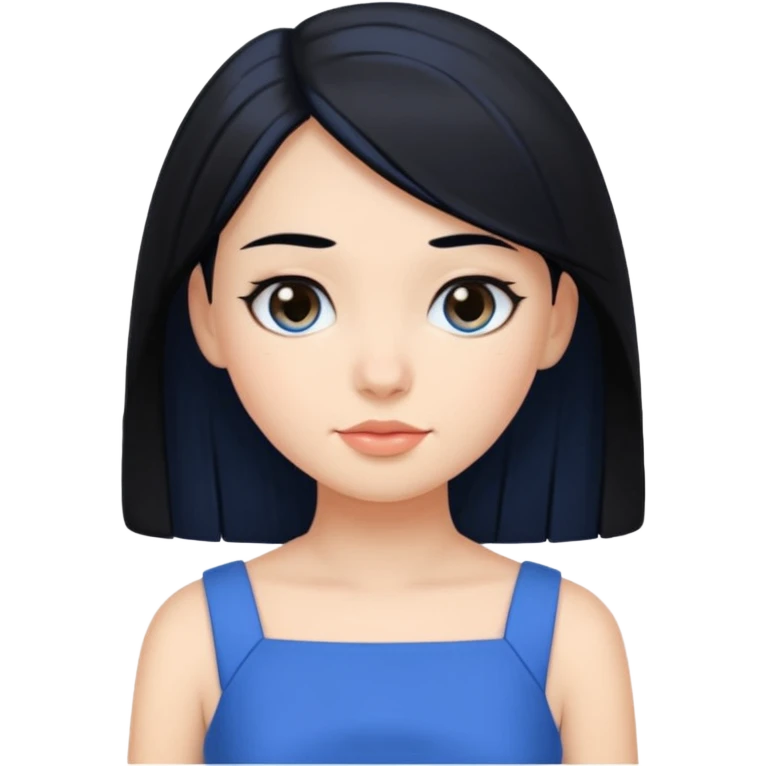 girl with black hair  emoji