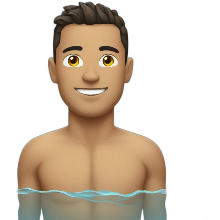 Ronaldo natation emoji