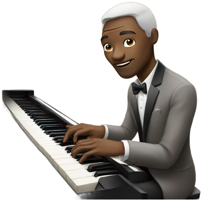 jazz pianist performance  emoji